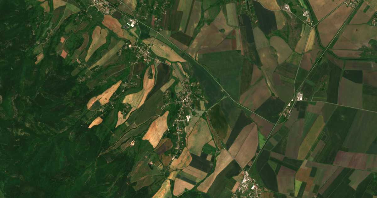 Carte satellite de Debeli lag