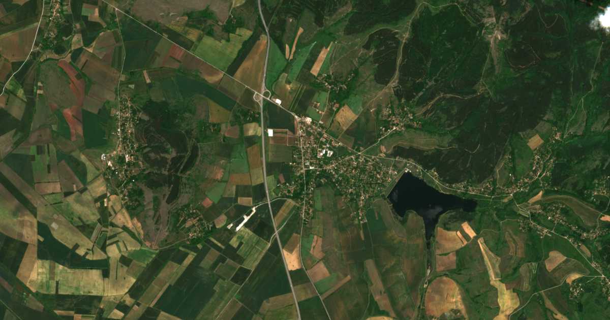 Carte satellite de Dolna Dikanja