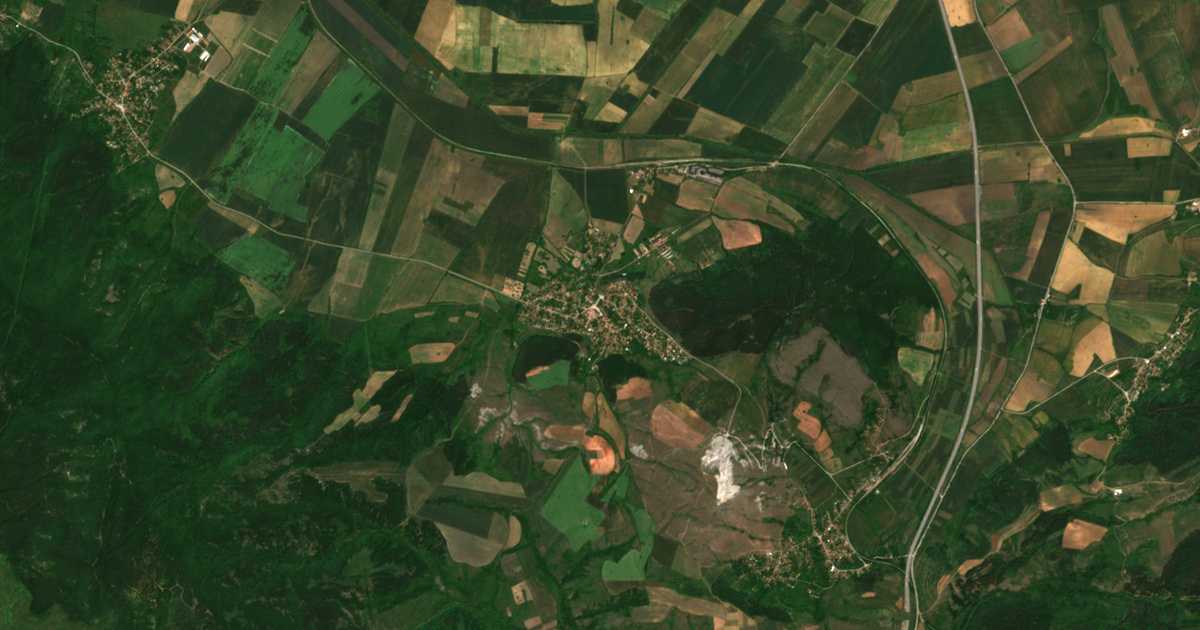 Carte satellite de Galabnik