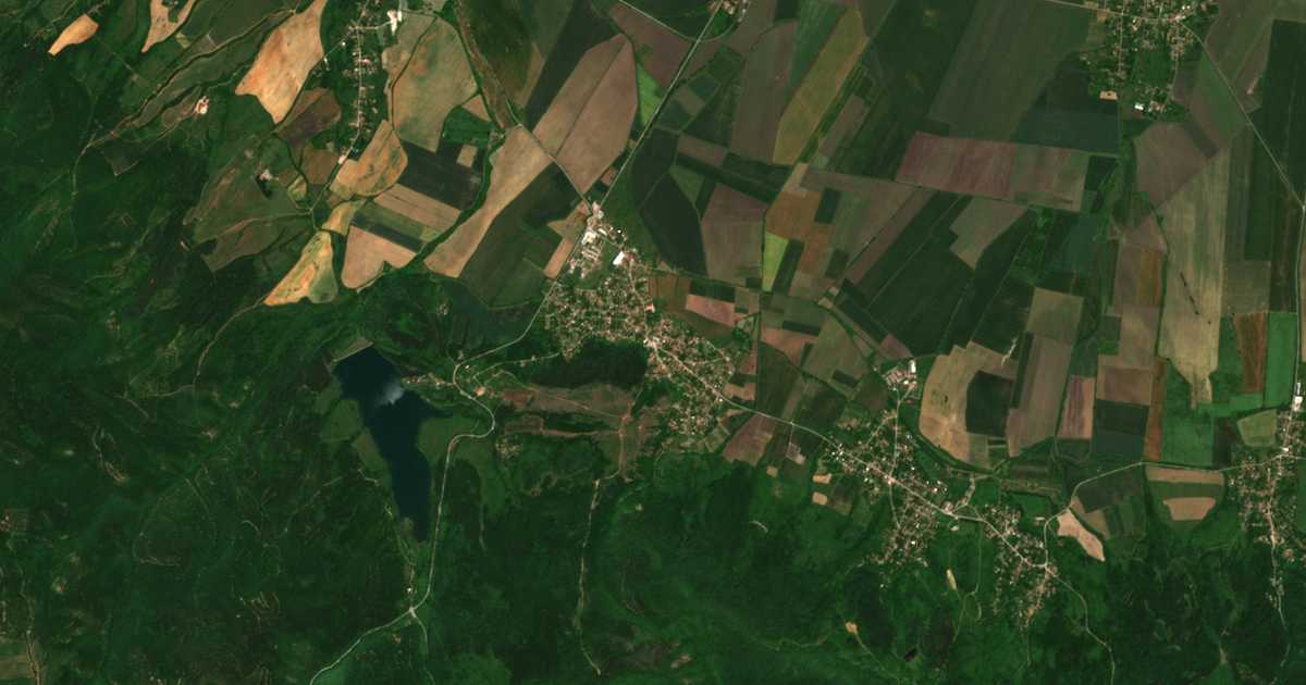 Carte satellite de Izvor