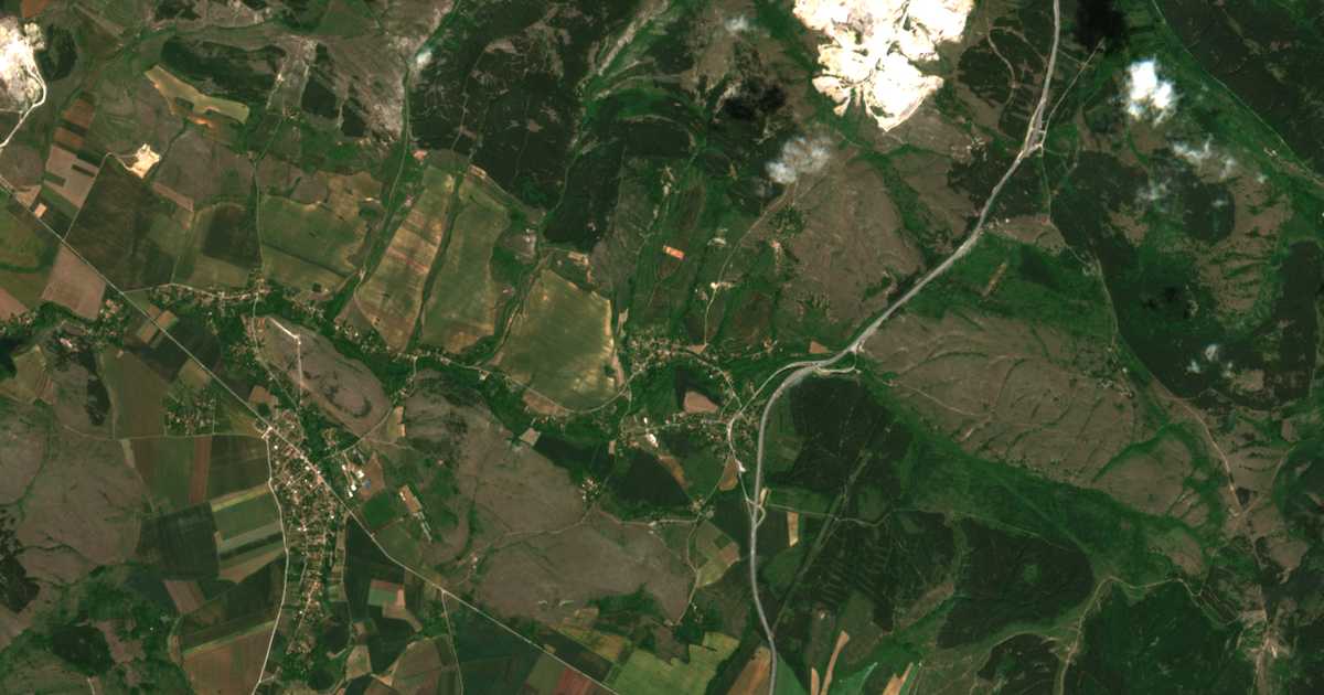 Carte satellite de Staro Selo