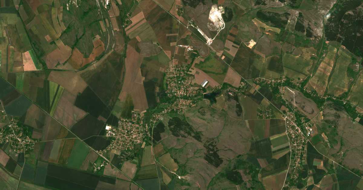 Carte satellite de Stefanovo
