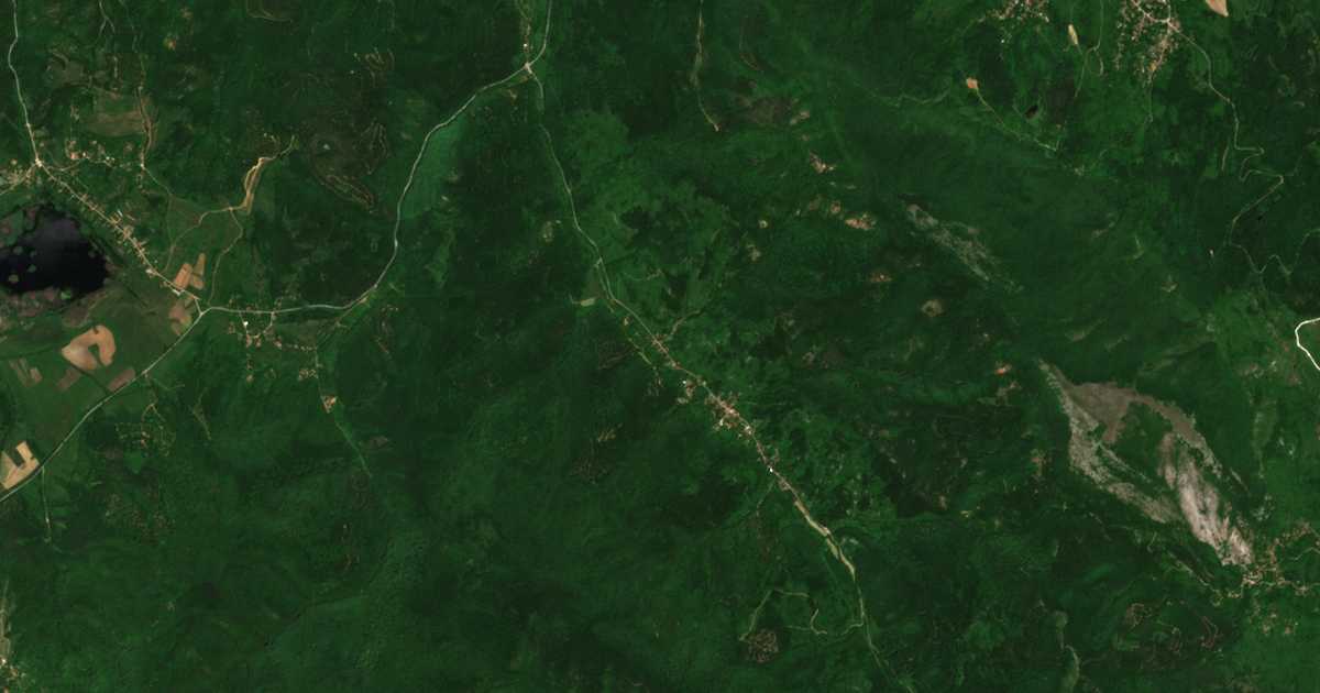 Carte satellite de Uglyartsi