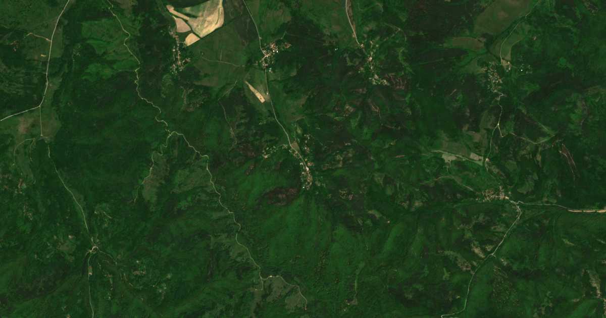 Carte satellite de Bohova