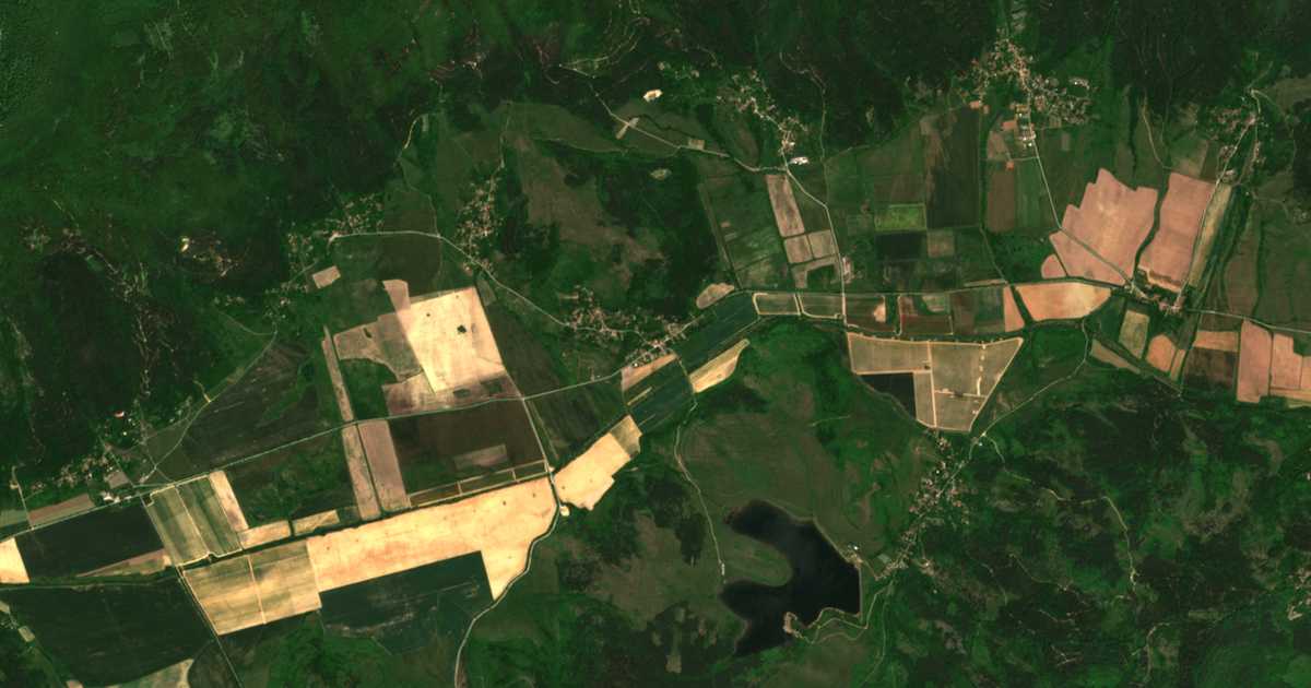 Carte satellite de Glavanovci