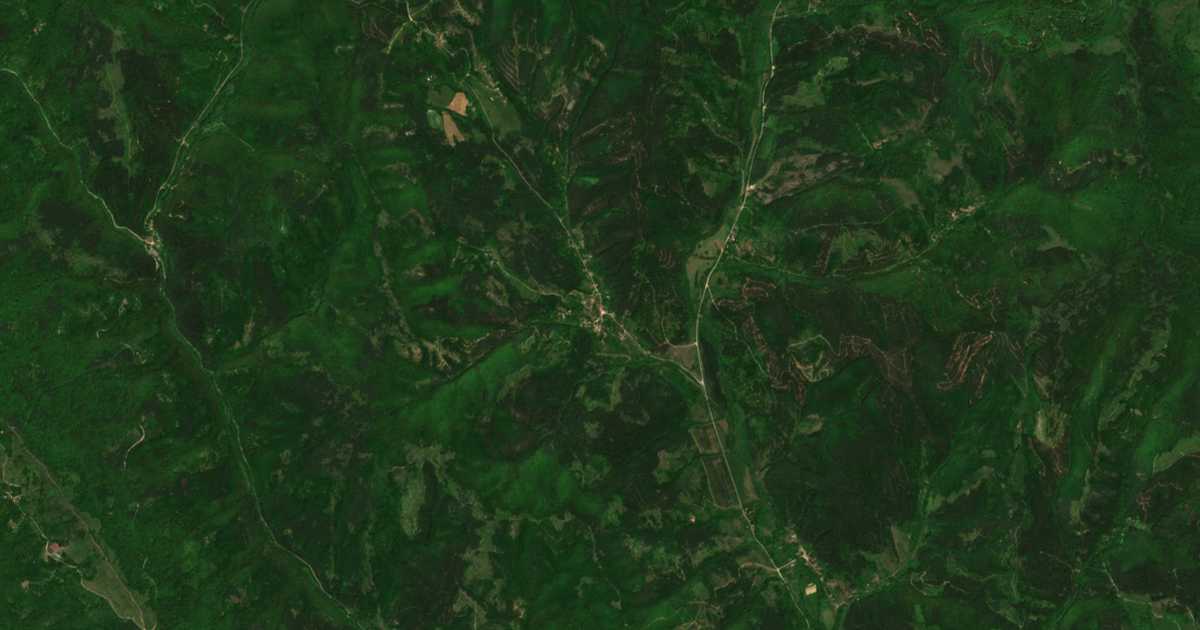Carte satellite de Leva Reka