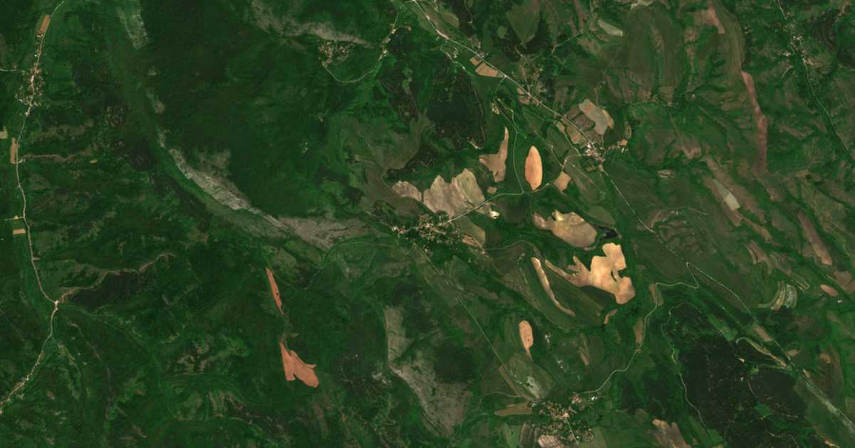 Carte satellite de Lyalintsi