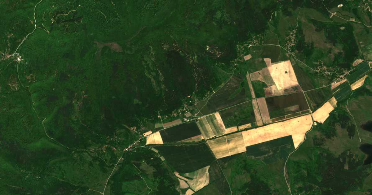 Carte satellite de Slishovtsi