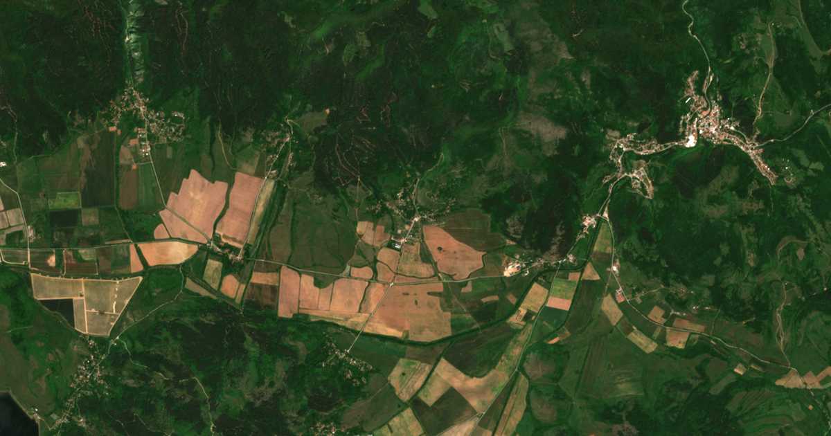 Carte satellite de Turokovtsi