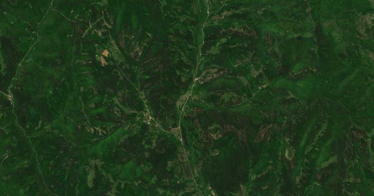 Carte satellite de Vidrar