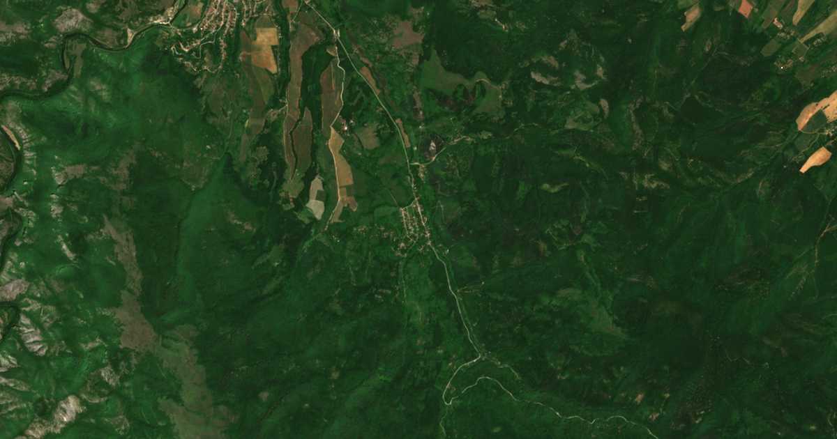 Carte satellite de Blatešnica