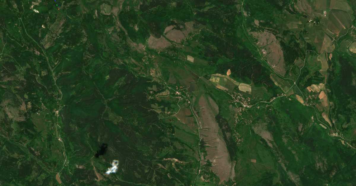 Carte satellite de Mureno