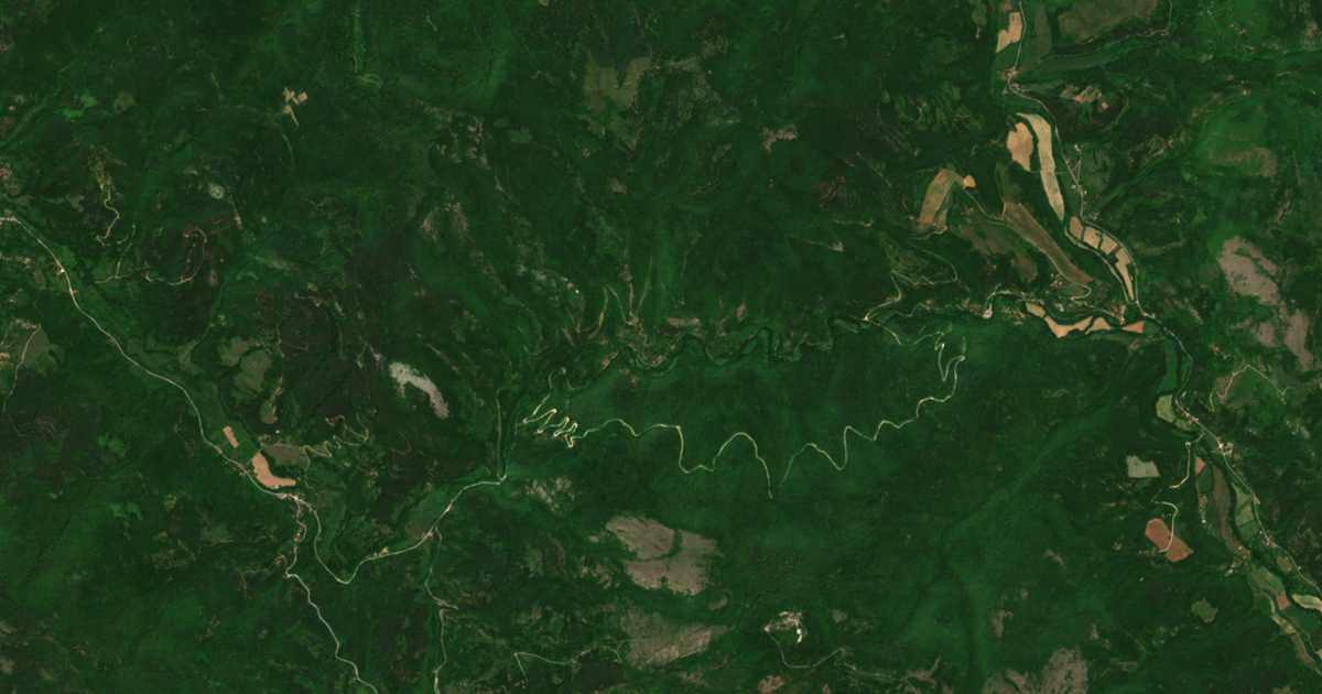 Carte satellite de Rayantsi