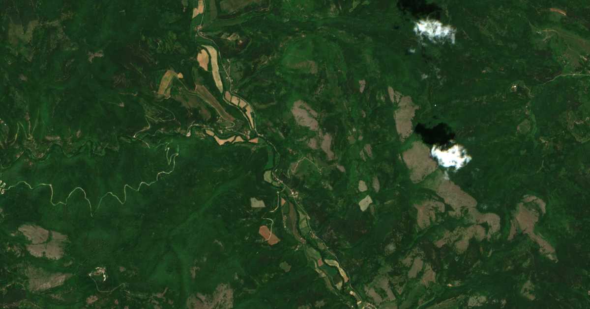 Carte satellite de Vranya stena