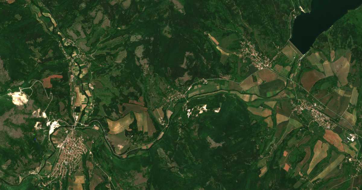 Carte satellite de Zhablyano