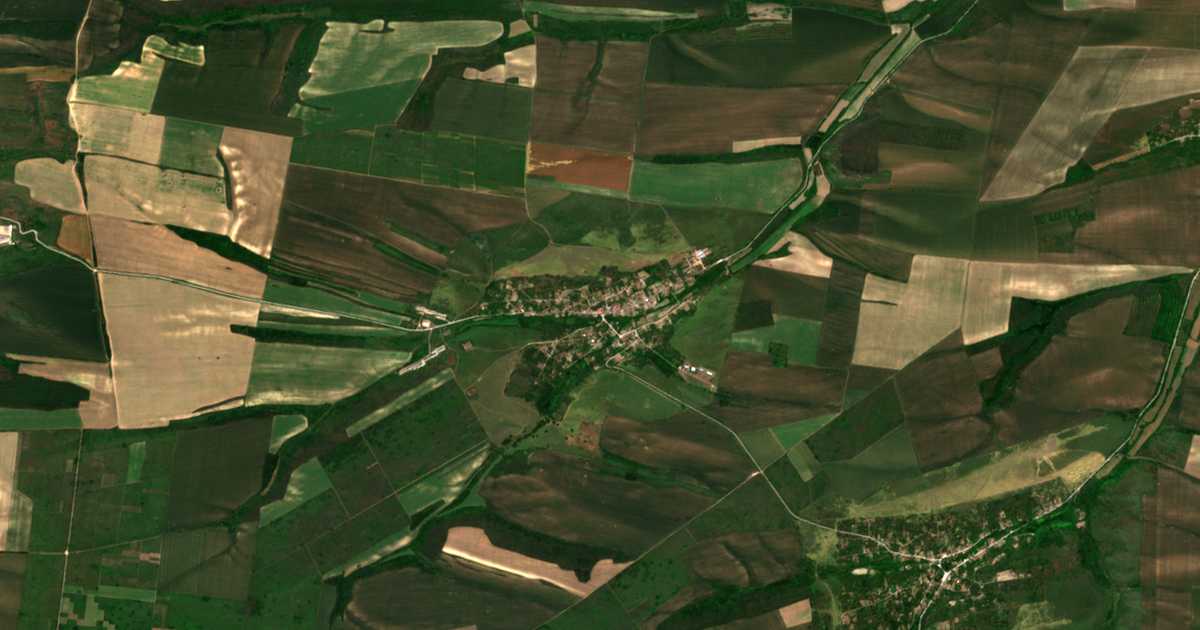Carte satellite de Petokladentsi