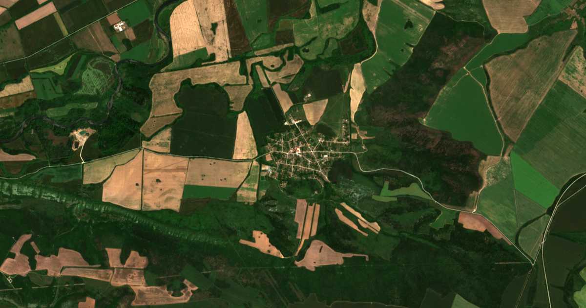Carte satellite de Deventsi