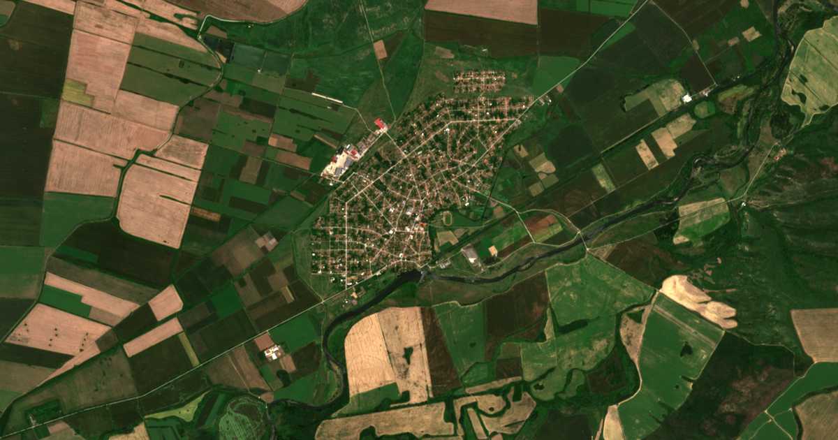 Carte satellite de Kojnare