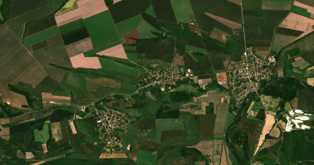 Carte satellite de Lepitsa