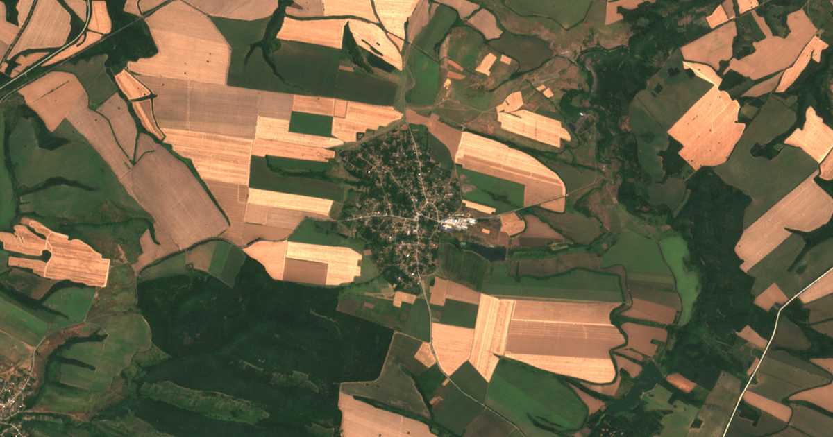 Carte satellite de Rakita