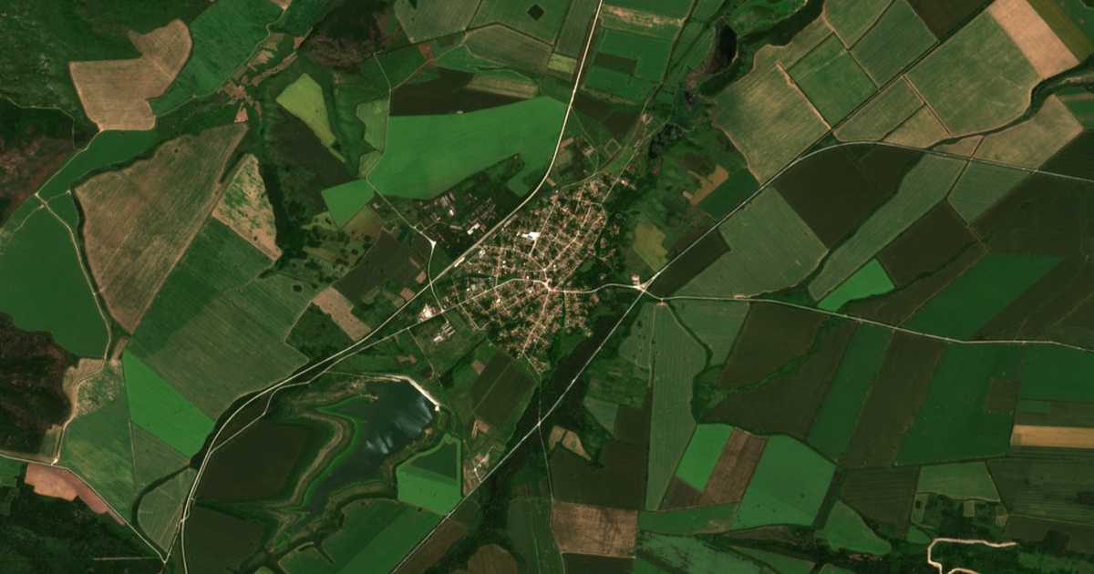 Carte satellite de Telish