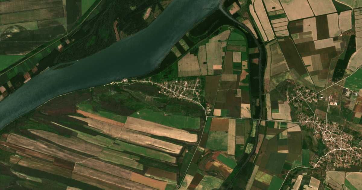 Carte satellite de Baikal