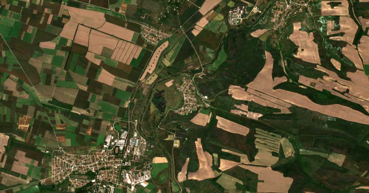 Carte satellite de Bivolare