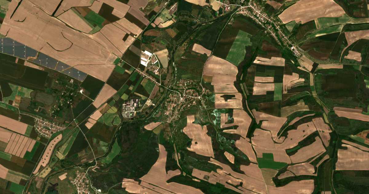 Carte satellite de Bozhuritsa