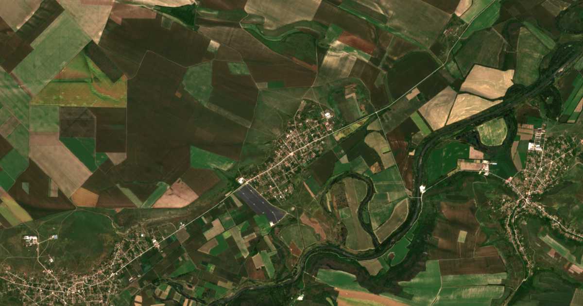 Carte satellite de Bregare