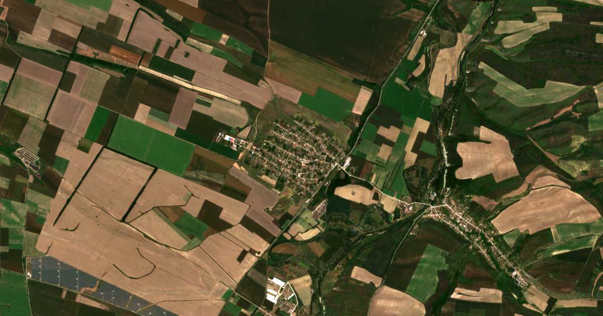 Carte satellite de Podem