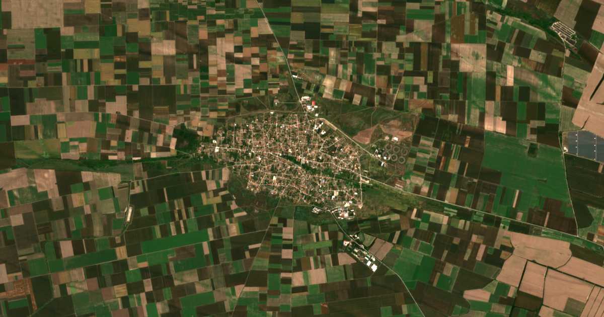 Carte satellite de Trastenik