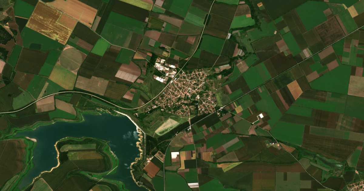 Carte satellite de Gorni Dǎbnik