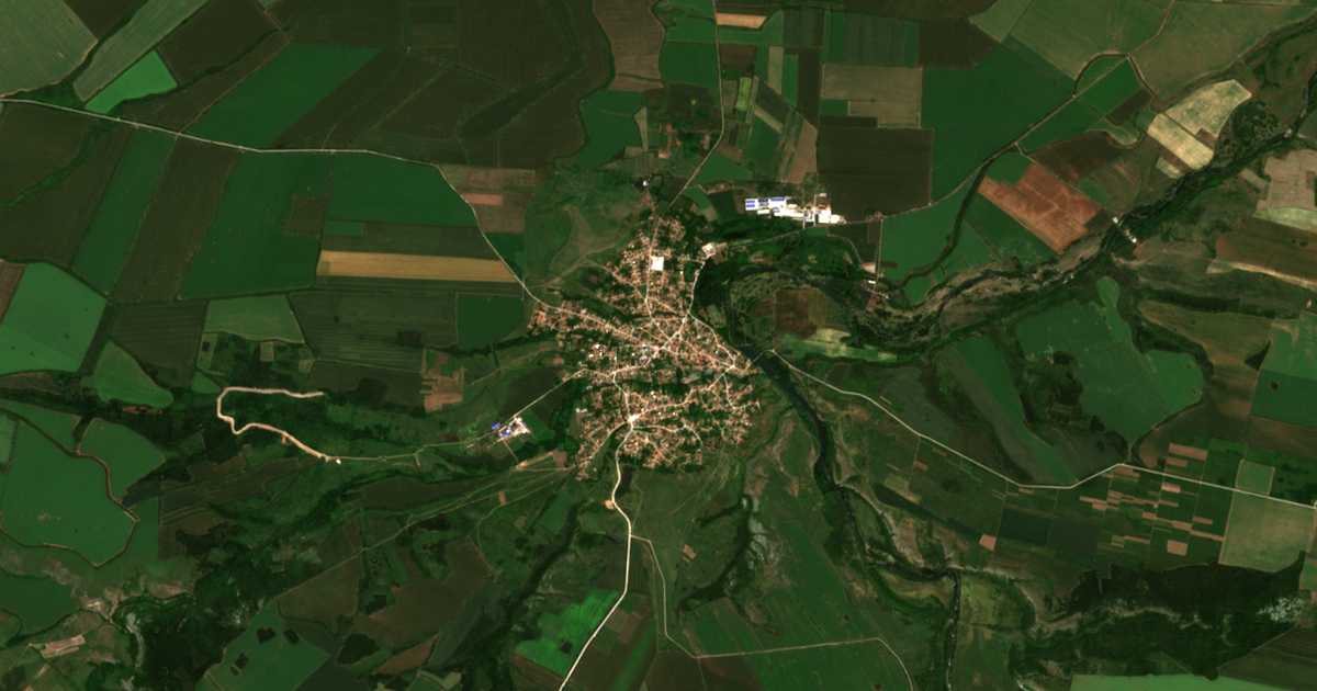 Carte satellite de Sadovets