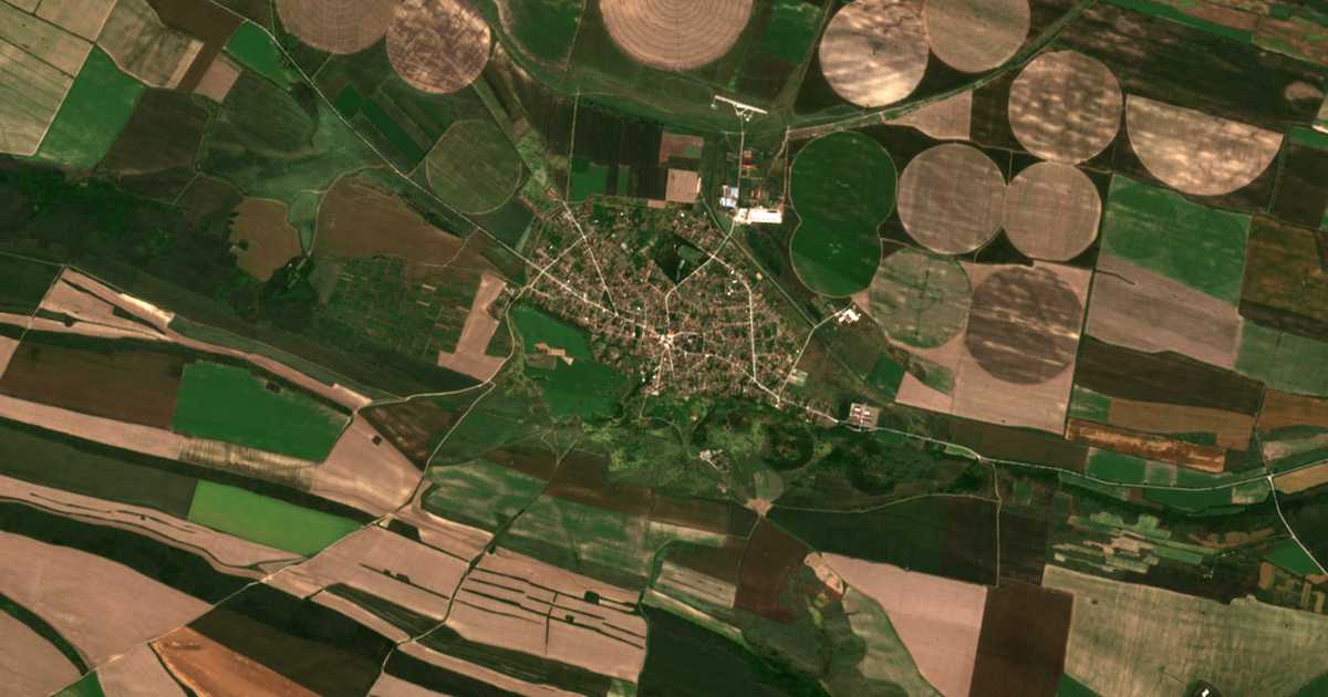 Carte satellite de Brest