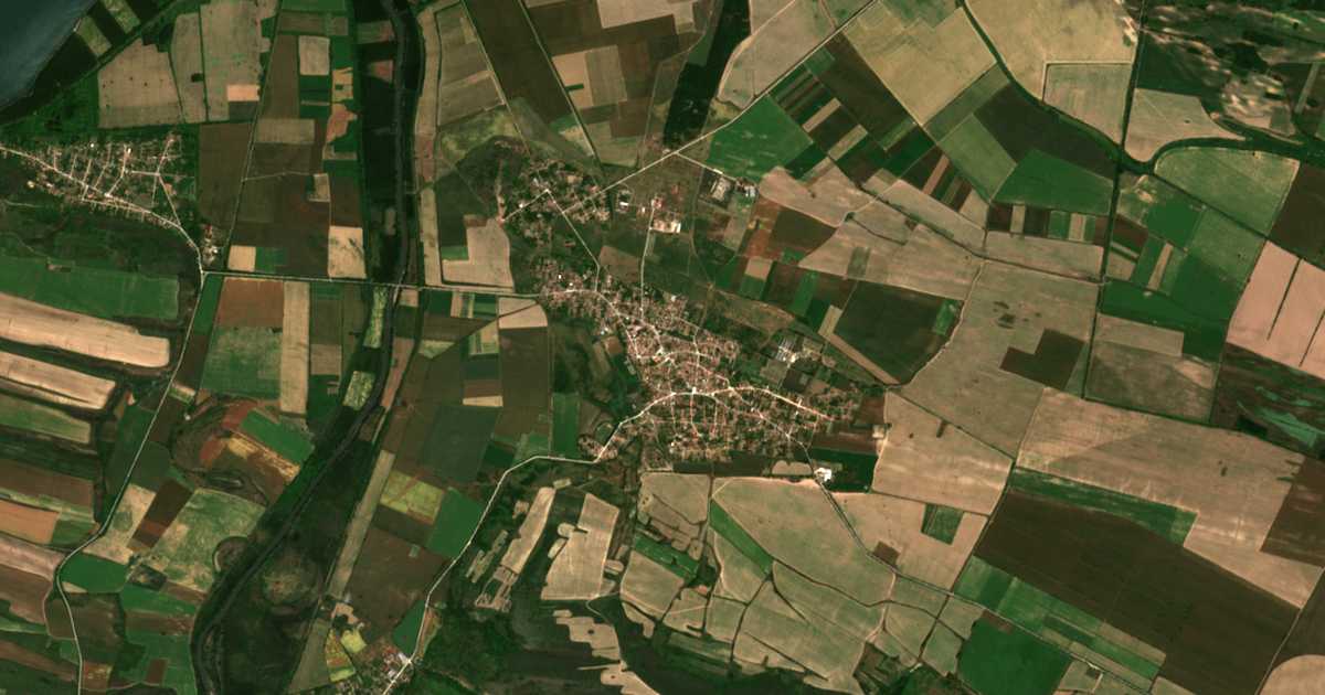 Carte satellite de Gigen