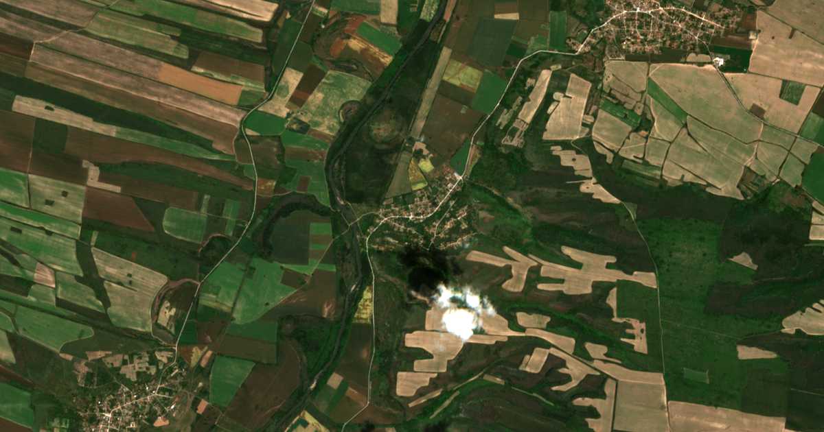 Carte satellite de Iskǎr