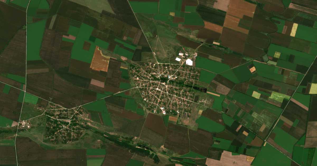 Carte satellite de Brenica