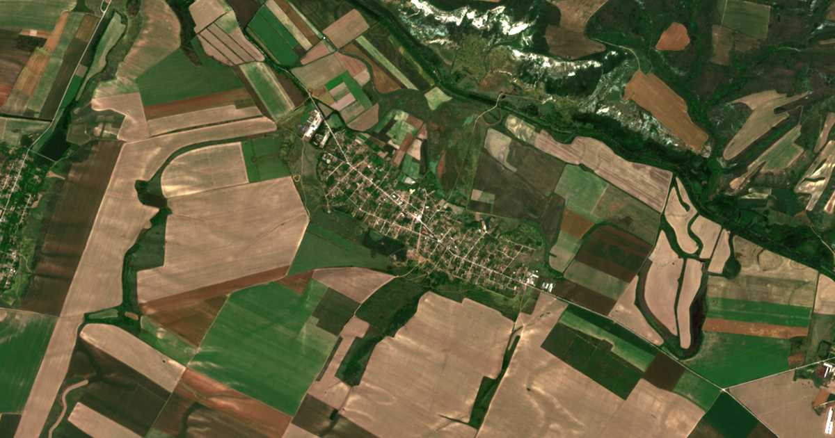 Carte satellite de Novacene