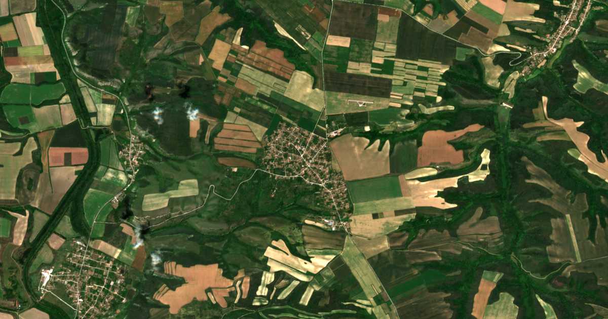 Carte satellite de Vǎbel