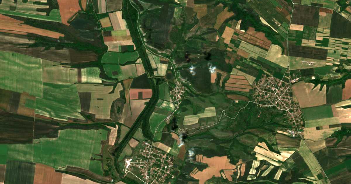 Carte satellite de Žernov