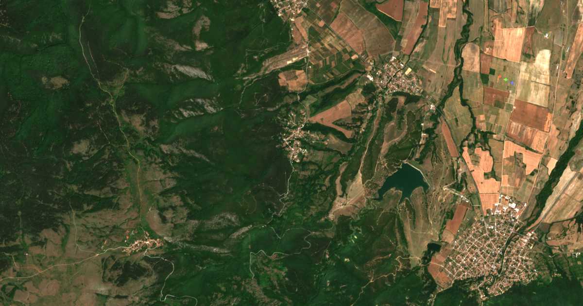 Carte satellite de Gornoslav