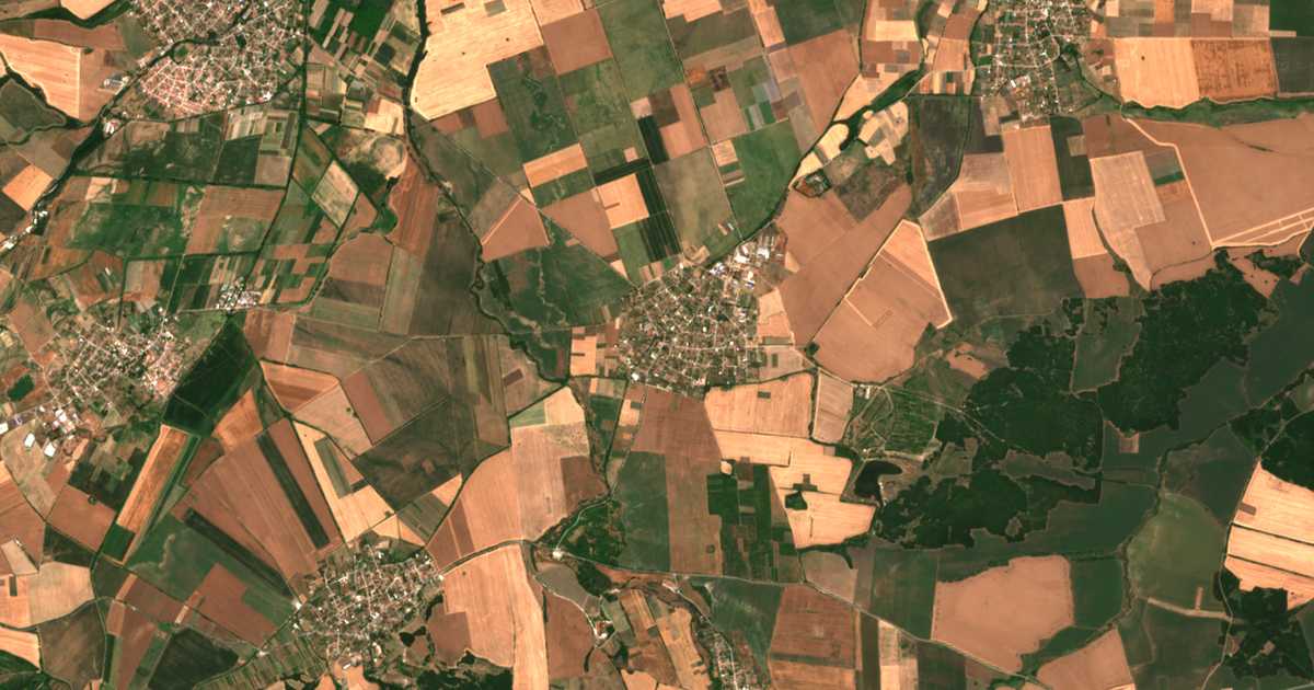 Carte satellite de Izbeglii