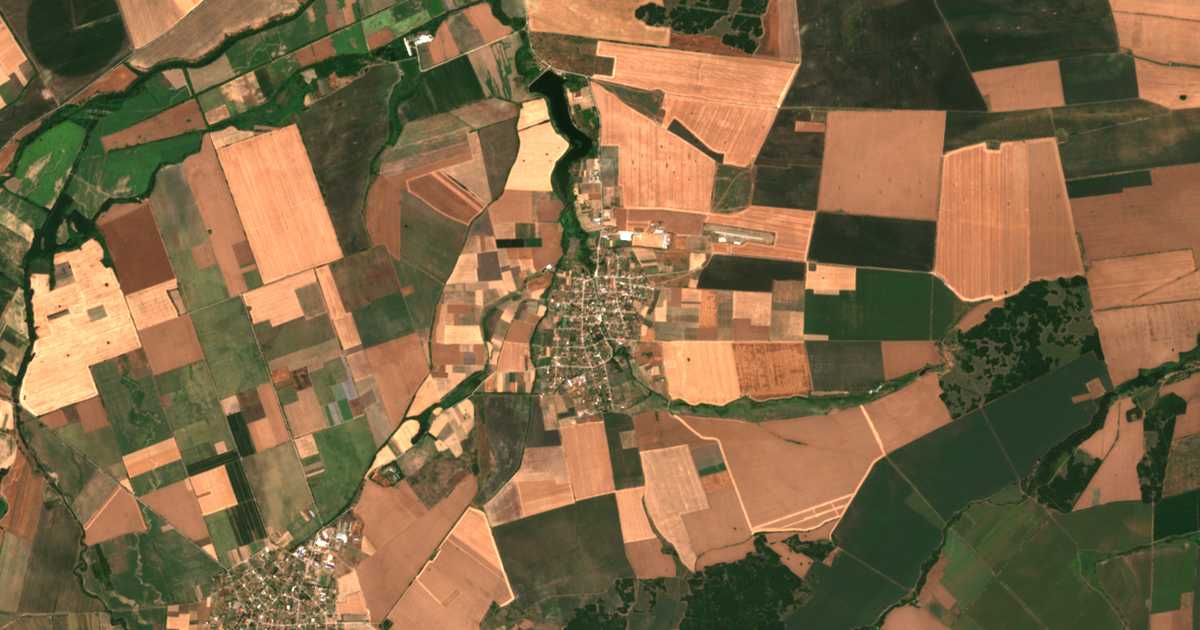 Carte satellite de Konuš
