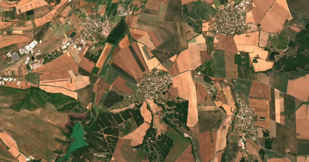 Carte satellite de Kozanovo