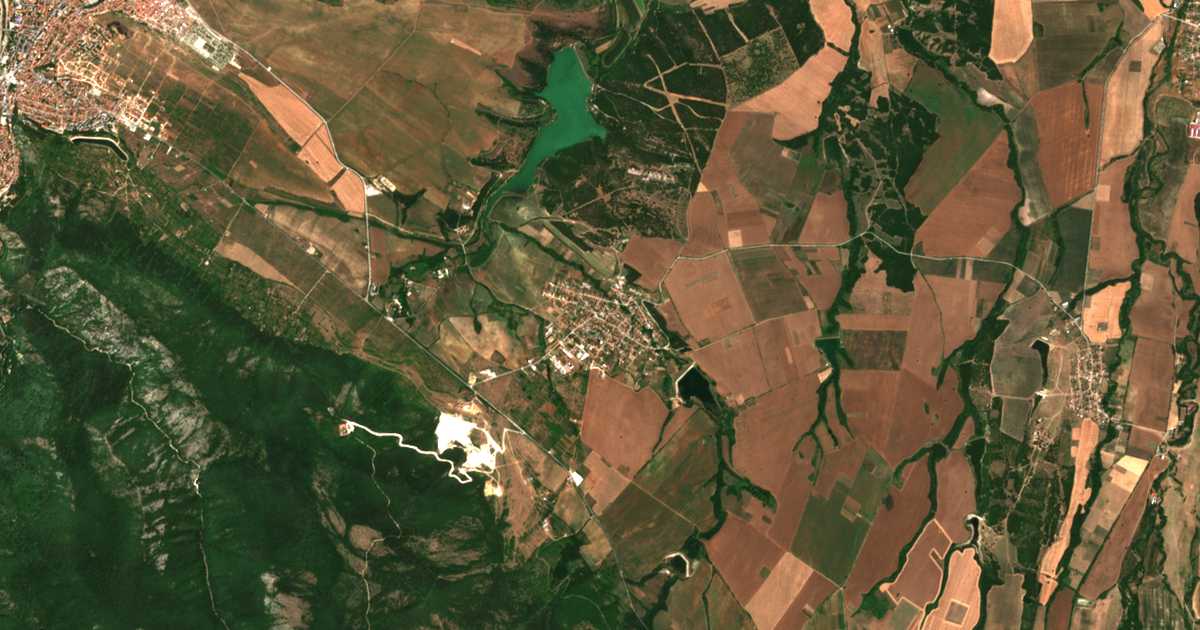 Carte satellite de Muldava