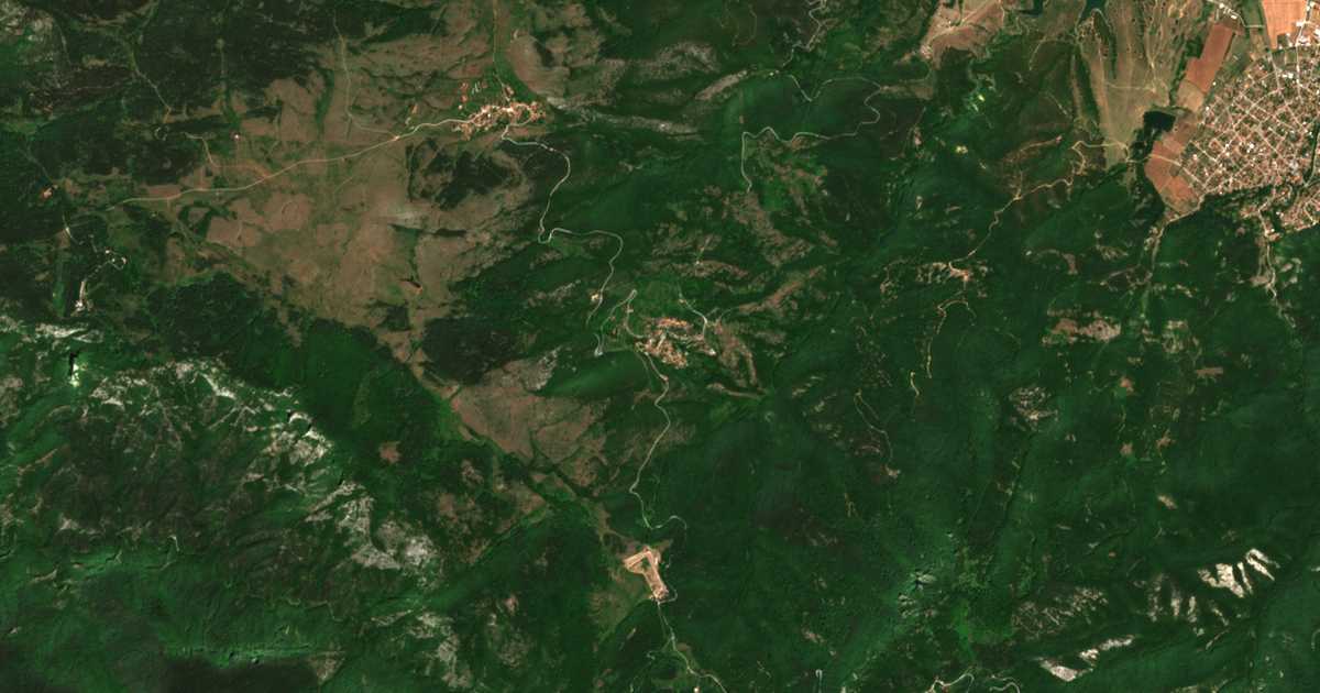 Carte satellite de Orešec