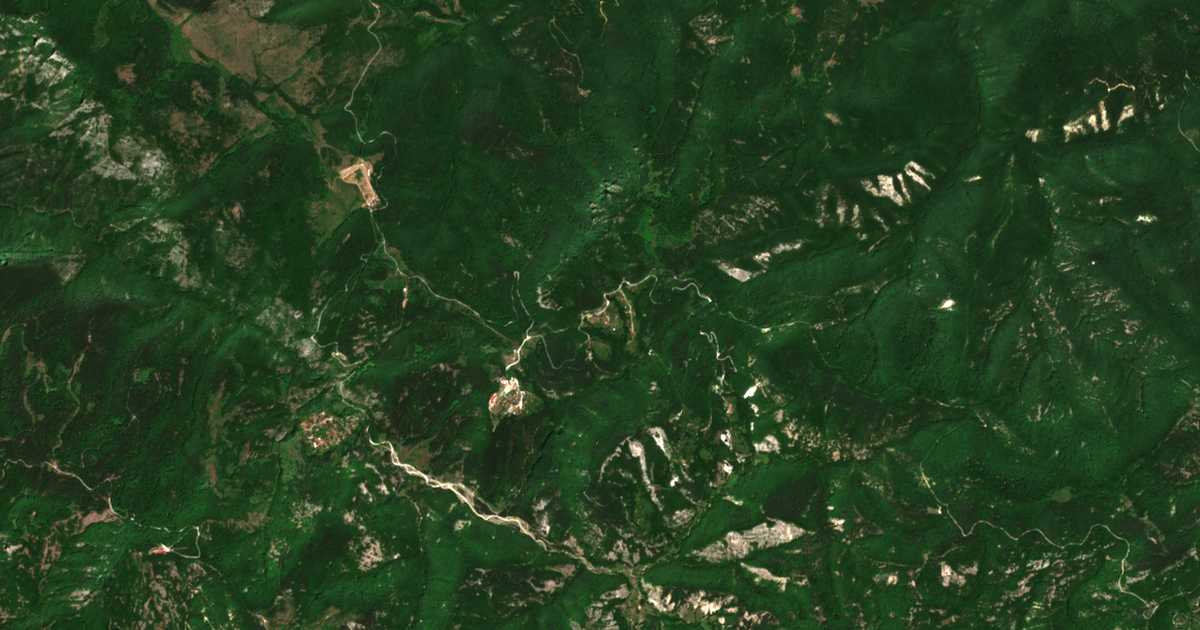 Carte satellite de Vrata