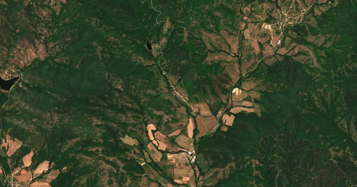 Carte satellite de Babek