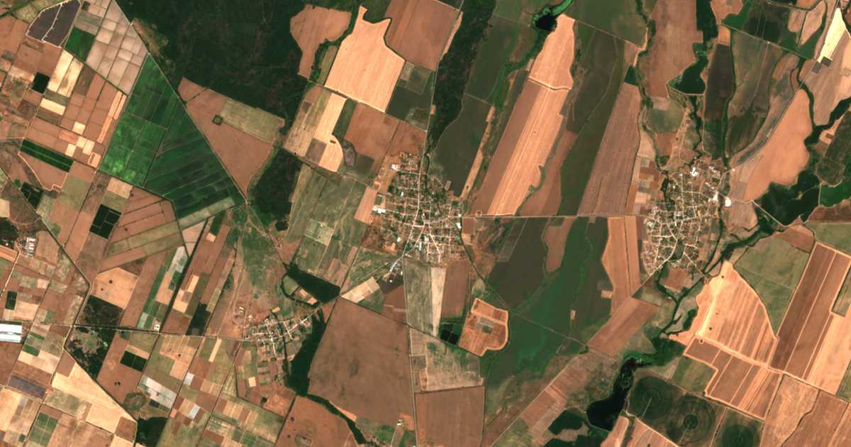 Carte satellite de Padarsko