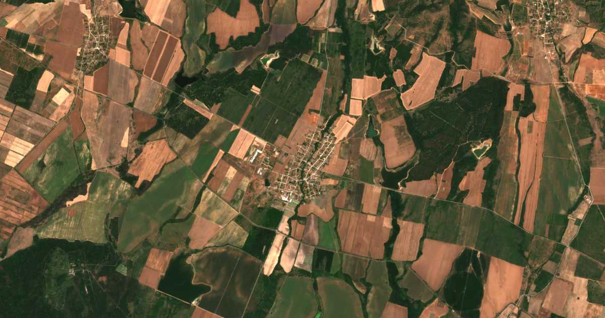 Carte satellite de Strelci